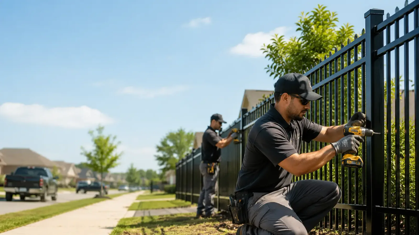 Metal Fence Installation in Springtown, PA